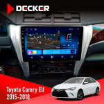 Штатна магнітола Toyota Camry 2015-2018 Decker D10-008 8x128 DSP 4G