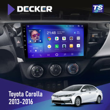 Штатная магнитола Toyota Corolla 2013-2016 Decker TS10004 TS 6x128, DSP 4G, 2k