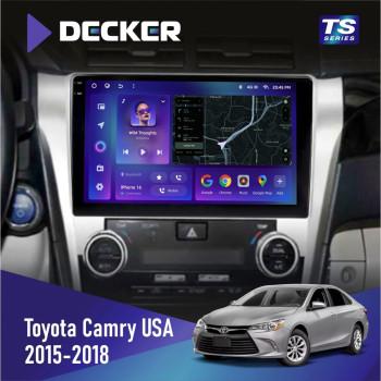 Штатна магнітола Toyota Camry 2015-2018 USA Decker TS10003 TS 4x64, DSP 4G, 2k