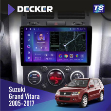 Штатная магнитола Suzuki Grand Vitara 2005-2017 Decker TS9002 TS 4x32, DSP, 4G