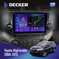 Штатная магнитола Toyota Highlander 2008-2013 Decker TS10004 TS 6x128, DSP 4G, 2k