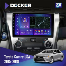 Штатная магнитола Toyota Camry 2015-2018 USA Decker TS10002 TS 4x32, DSP, 4G