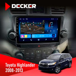 Штатная магнитола Toyota Highlander 2008-2013 Decker D10-008 8x128 DSP 4G