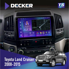 Штатная магнитола Toyota Land Cruiser (200) 2008-2015 Decker TS10004 TS 6x128, DSP 4G, 2k