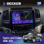 Штатная магнитола Toyota Land Cruiser (200) 2008-2015 Decker TS10004 TS 6x128, DSP 4G, 2k