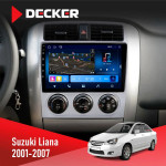 Штатна магнітола Suzuki Liana 2001-2007 Decker D9-008 8x128 DSP 4G