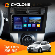 Штатная магнитола Toyota Yaris 2005-2010 Cyclone C9006 4x64, DSP, DVR
