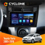 Штатная магнитола Toyota Yaris 2005-2010 Cyclone C9006 4x64, DSP, DVR