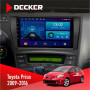 Штатная магнитола Toyota Prius 2009-2016 Black Decker D9002 6x128, DSP, 360