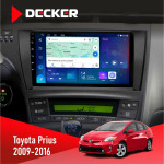 Штатная магнитола Toyota Prius 2009-2016 Black Decker D9-007 4x64 DSP 360 4G