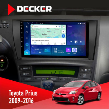 Штатна магнітола Toyota Prius 2009-2016 Black Decker D9-007 4x64 DSP 360 4G