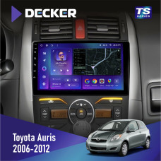 Штатная магнитола Toyota Auris 2006-2012 Decker TS9002 TS 4x32, DSP, 4G