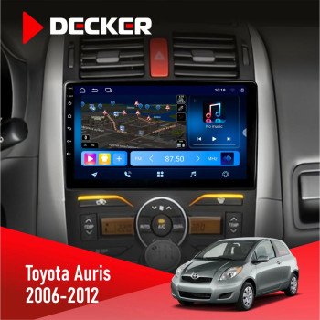 Штатна магнітола Toyota Auris 2006-2012 Decker D9-008 8x128 DSP 4G