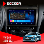 Штатная магнитола Volkswagen Golf 2012-2021 Decker D10-008 8x128 DSP 4G