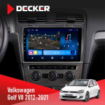 Штатная магнитола Volkswagen Golf 2012-2021 Silver Decker D10-008 8x128 DSP 4G