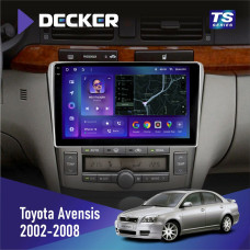 Штатная магнитола Toyota Avensis 2002-2008 Decker TS9004 TS 6x128, DSP 4G, 2k