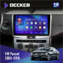 Штатная магнитола Volkswagen Passat (B6, B7) 2005-2014, CC 2012-2018 Decker TS10002 TS 4x32, DSP, 4G