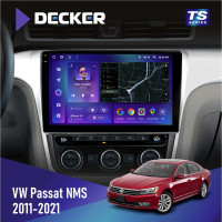 Штатная магнитола Volkswagen Passat NMS 2011-2021 Decker TS10003 TS 4x64, DSP 4G, 2k