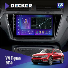 Штатная магнитола Volkswagen Tiguan 2016+ Decker TS10002 TS 4x32, DSP, 4G