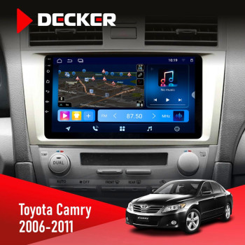 Штатная магнитола Toyota Camry 40 2006-2011 AMP Decker D9-008 8x128 DSP 4G