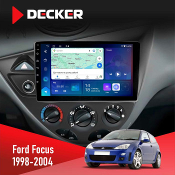 Штатна магнітола Ford Focus 1998-2004 Decker D9-007 4x64 DSP 360 4G Штатна магнітола Ford Focus 1998-2004 Decker D9-007 4x64 DSP 360 4G