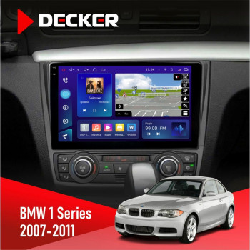 Штатна магнітола BMW 1 Series 2007-2011 Сlimate Decker D9005 4x64, DSP, 360, 4G, 2k