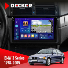 Штатная магнитола BMW 3 Series (E46) 1998-2005 Decker D9005 4x64, DSP, 360, 4G, 2k
