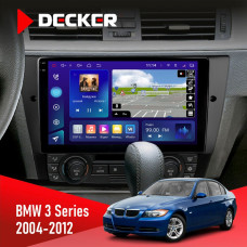 Штатная магнитола BMW 3 Series (E90, E91, E92, E93) 2004-2012 Decker D9005 4x64, DSP, 360, 4G, 2k