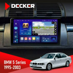 Штатна магнітола BMW 5 Series (E39) 1995-2003 Радіо модуль Decker D9005 4x64, DSP, 360, 4G, 2k