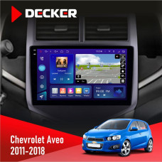 Штатная магнитола Chevrolet Aveo 2011-2018 Decker D9005 4x64, DSP, 360, 4G, 2k