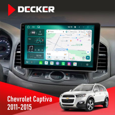 Штатная магнитола Chevrolet Captiva 2011-2015 Decker D10004 6x128, DSP, 360, 2k