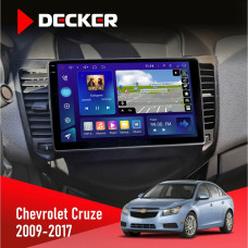 Штатная магнитола Chevrolet Cruze 2009-2018 Decker D9005 4x64, DSP, 360, 4G, 2k