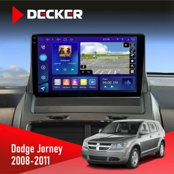 Штатна магнітола Dodge Journey 2008-2011 Decker D9005 4x64, DSP, 360, 4G, 2k