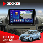Штатна магнітола Ford C-Max 2010-2019 Decker D9005 4x64, DSP, 360, 4G, 2k