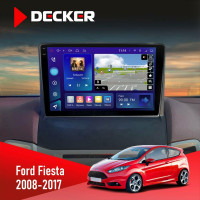 Штатная магнитола Ford Fiesta 2008-2017 Decker D9005 4x64, DSP, 360, 4G, 2k
