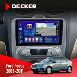 Штатна магнітола Ford Focus 2 2005-2011 Сlimate Decker D9005 4x64, DSP, 360, 4G, 2k