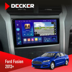 Штатна магнітола Ford Fusion 2013+ Decker D9005 4x64, DSP, 360, 4G, 2k