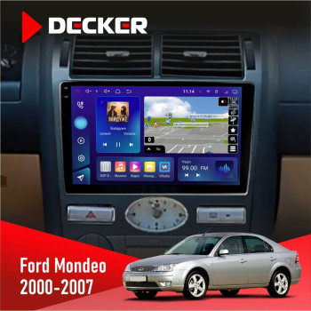 Штатна магнітола Ford Mondeo 2000-2007 Сlimate Decker D9005 4x64, DSP, 360, 4G, 2k