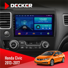  Штатна магнітола Honda Civic 2013-2017 Decker D10004 6x128, DSP, 360, 2k