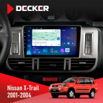 Штатная магнитола Nissan X-Trail 2001-2004 Decker D9-007 4x64 DSP 360 4G