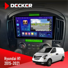 Штатная магнитола Hyundai H-1 2015-2021 Decker D9005 4x64, DSP, 360, 4G, 2k