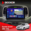 Штатная магнитола Hyundai Accent 2006-2012 Decker D9005 4x64, DSP, 360, 4G, 2k