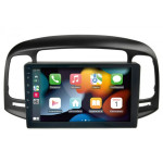 Штатная магнитола Hyundai Accent 2006-2012 Black Decker D9005 4x64, DSP, 360, 4G, 2k