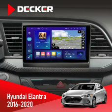 Штатная магнитола Hyundai Elantra 2016-2020 CAN Decker D9005 4x64, DSP, 360, 4G, 2k