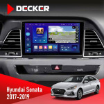 Штатная магнитола Hyundai Sonata 2017-2019 CAN Decker D9005 4x64, DSP, 360, 4G, 2k