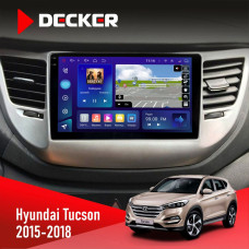 Штатная магнитола Hyundai Tucson 3 2015-2018 Decker D9005 4x64, DSP, 360, 4G, 2k