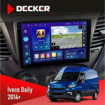 Штатная магнитола Iveco Daily 2014+ Decker D9005 4x64, DSP, 360, 4G, 2k