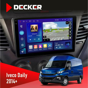 Штатная магнитола Iveco Daily 2014+ Decker D9005 4x64, DSP, 360, 4G, 2k