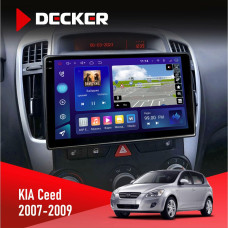 Штатная магнитола KIA Ceed 2007-2009 Decker D9005 4x64, DSP, 360, 4G, 2k