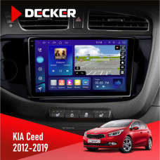 Штатная магнитола KIA Ceed 2012-2019 Decker D9005 4x64, DSP, 360, 4G, 2k